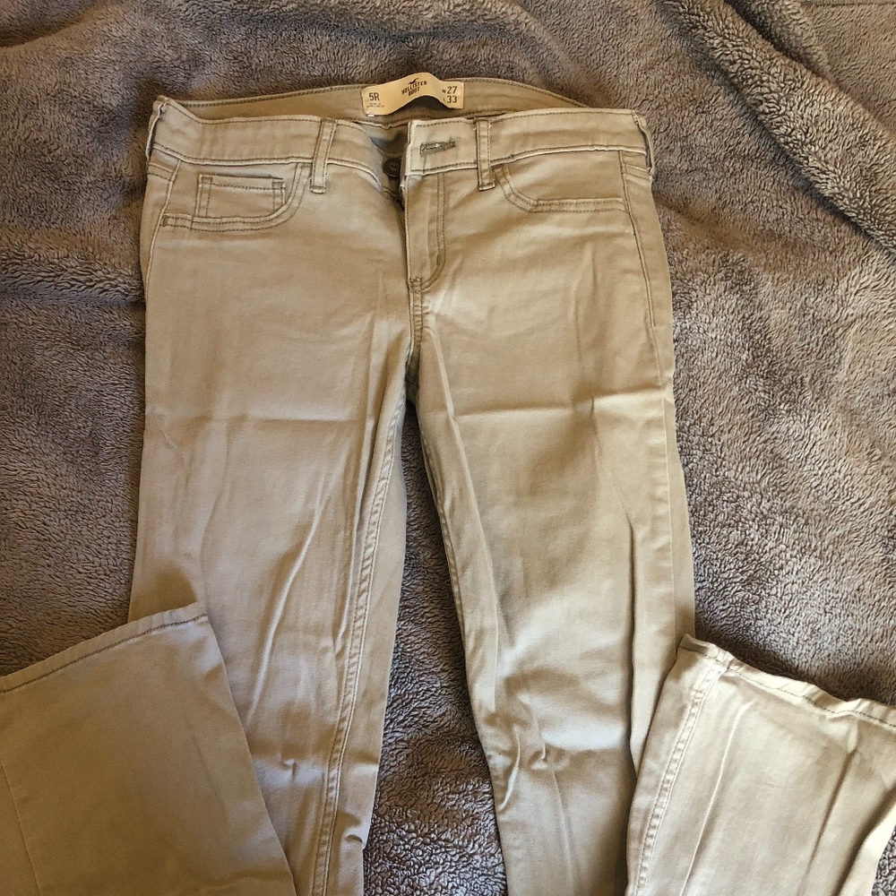 Khaki Hollister Pants